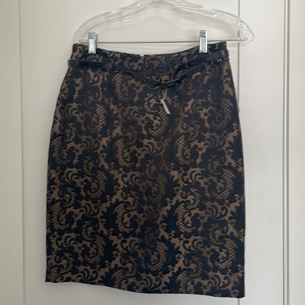 Knee length pencil skirt